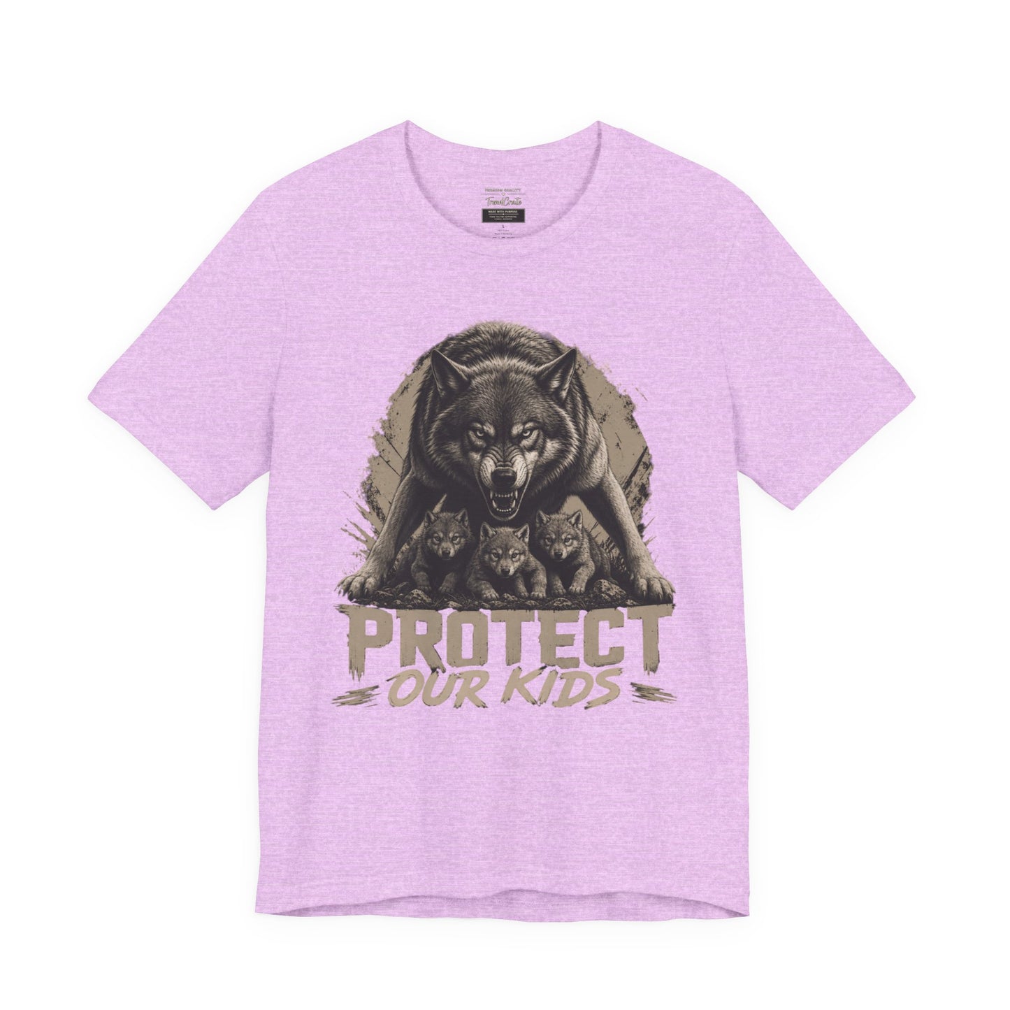 Protect Our Kids T-Shirt — Wolf Pack Family Protection Tee