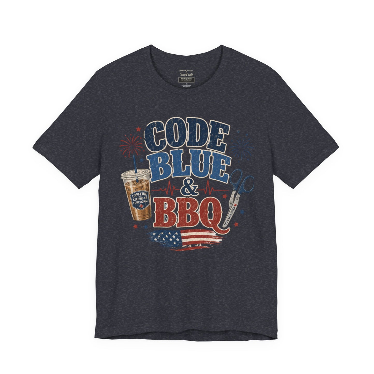 Code Blue & BBQ Tee