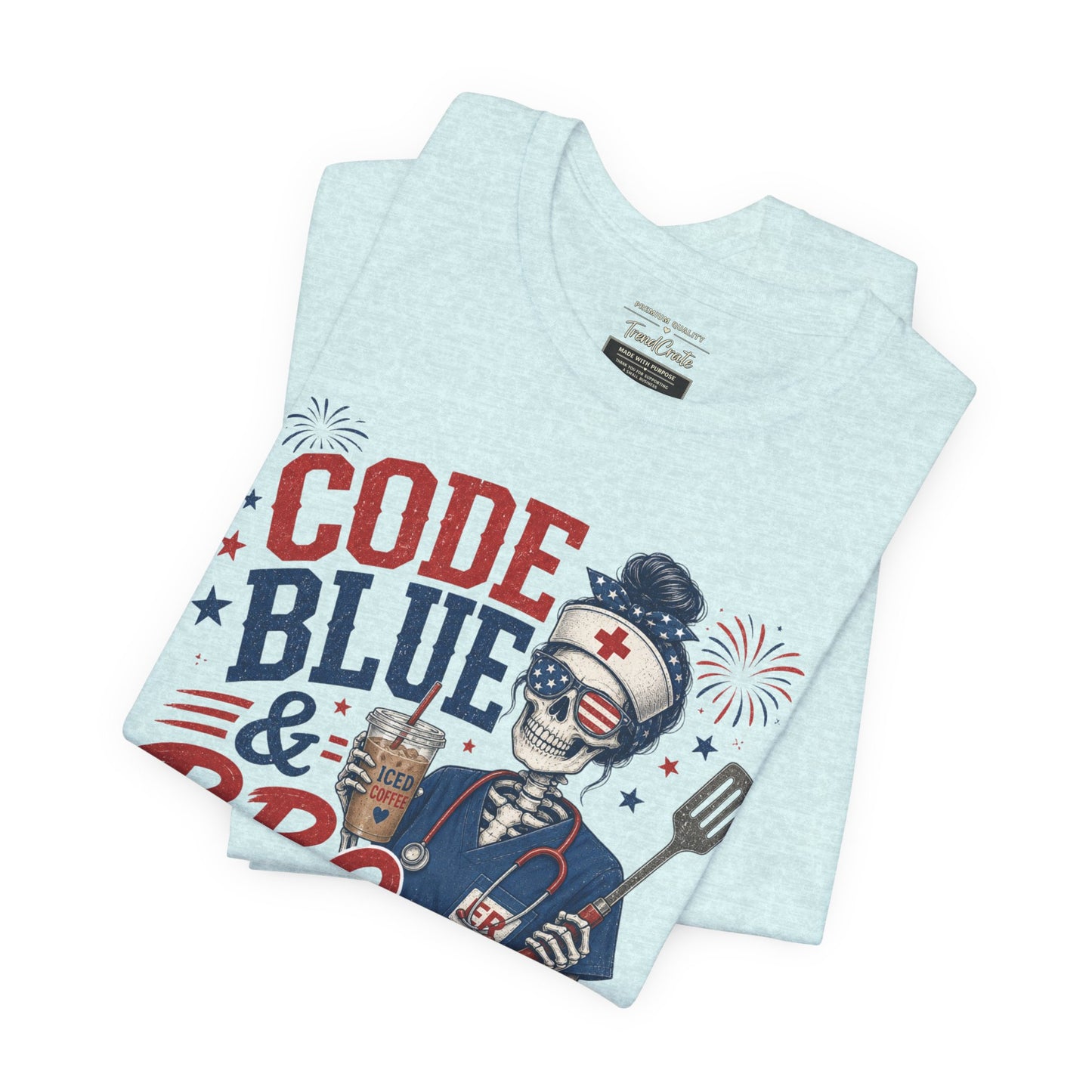 Code Blue & BBQ EMS Tee