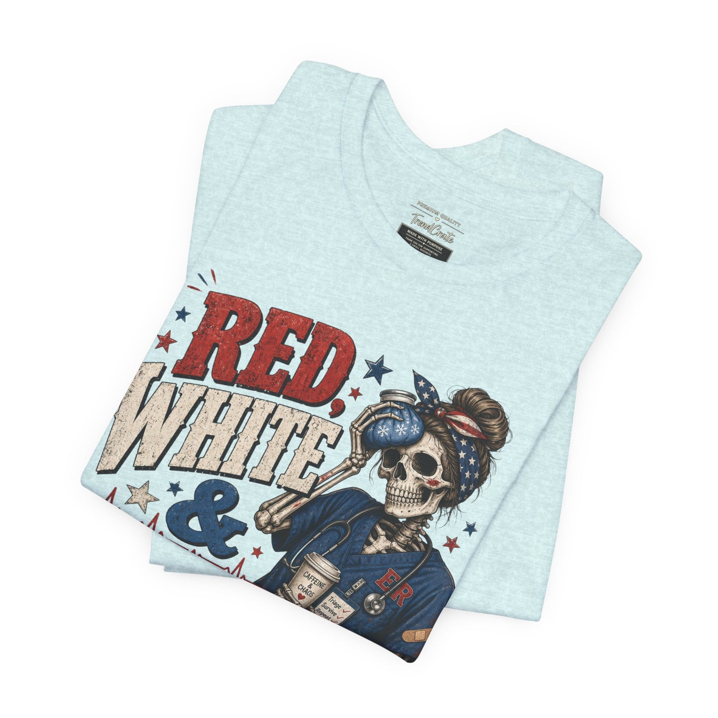 Red White & Bruised Tee
