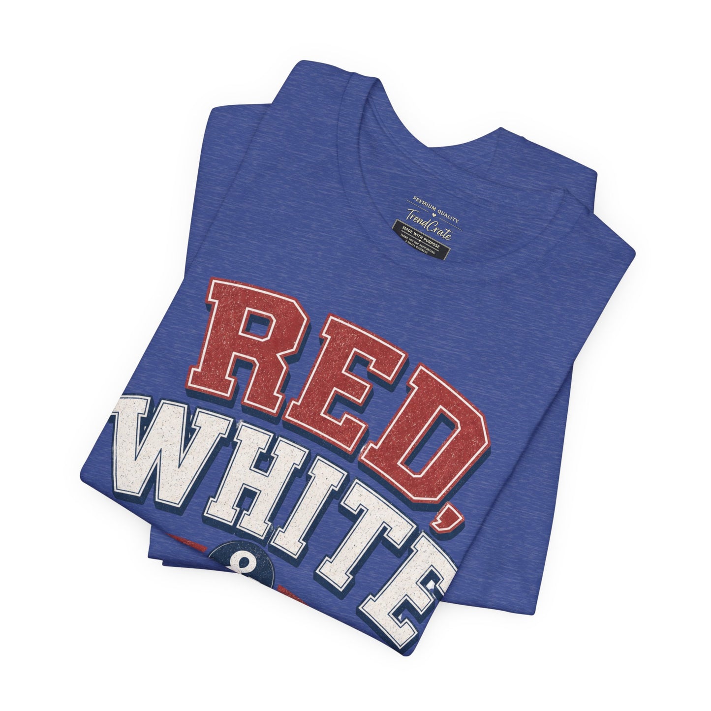 Red, White & Charting Tee