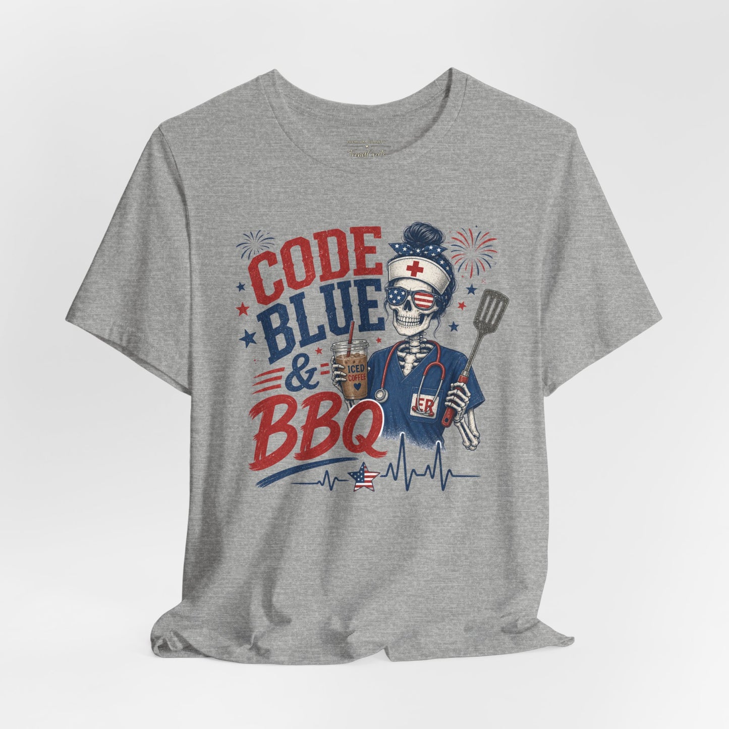 Code Blue & BBQ EMS Tee