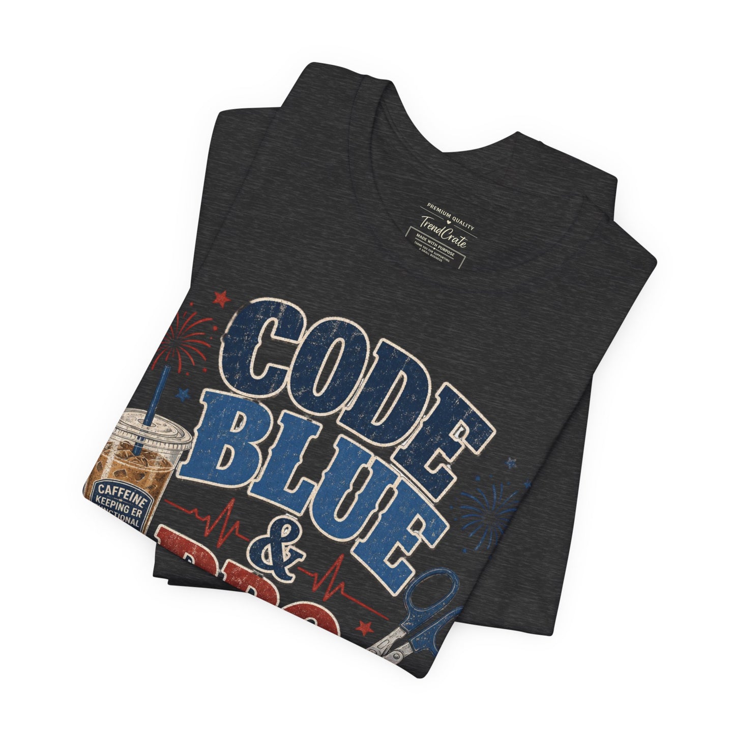 Code Blue & BBQ Tee