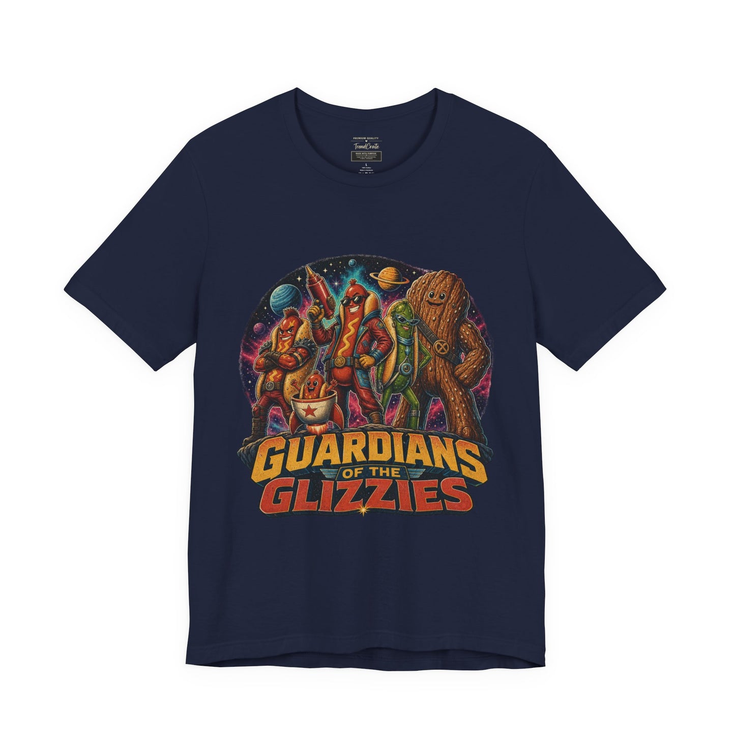 Guardians of the Glizzies Graphic Tee — Retro Space Adventure T-Shirt