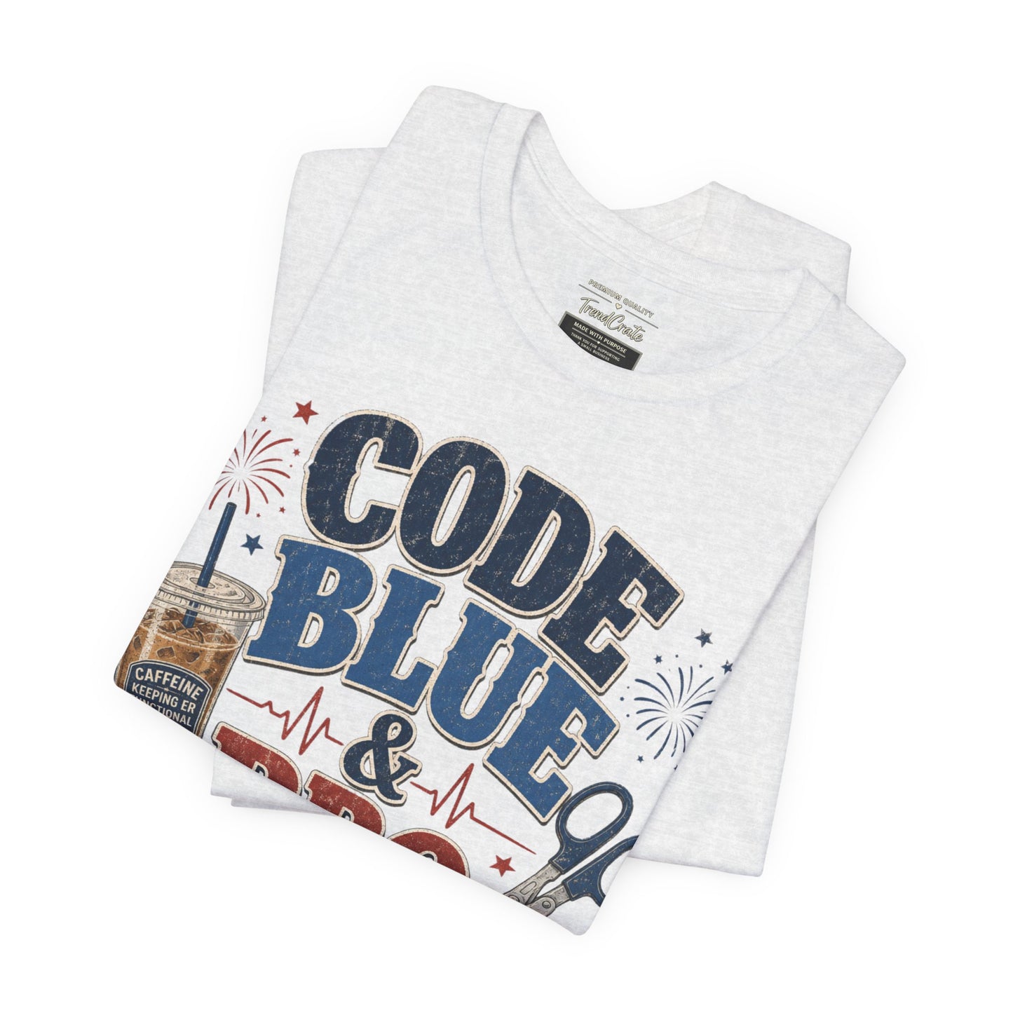 Code Blue & BBQ Tee