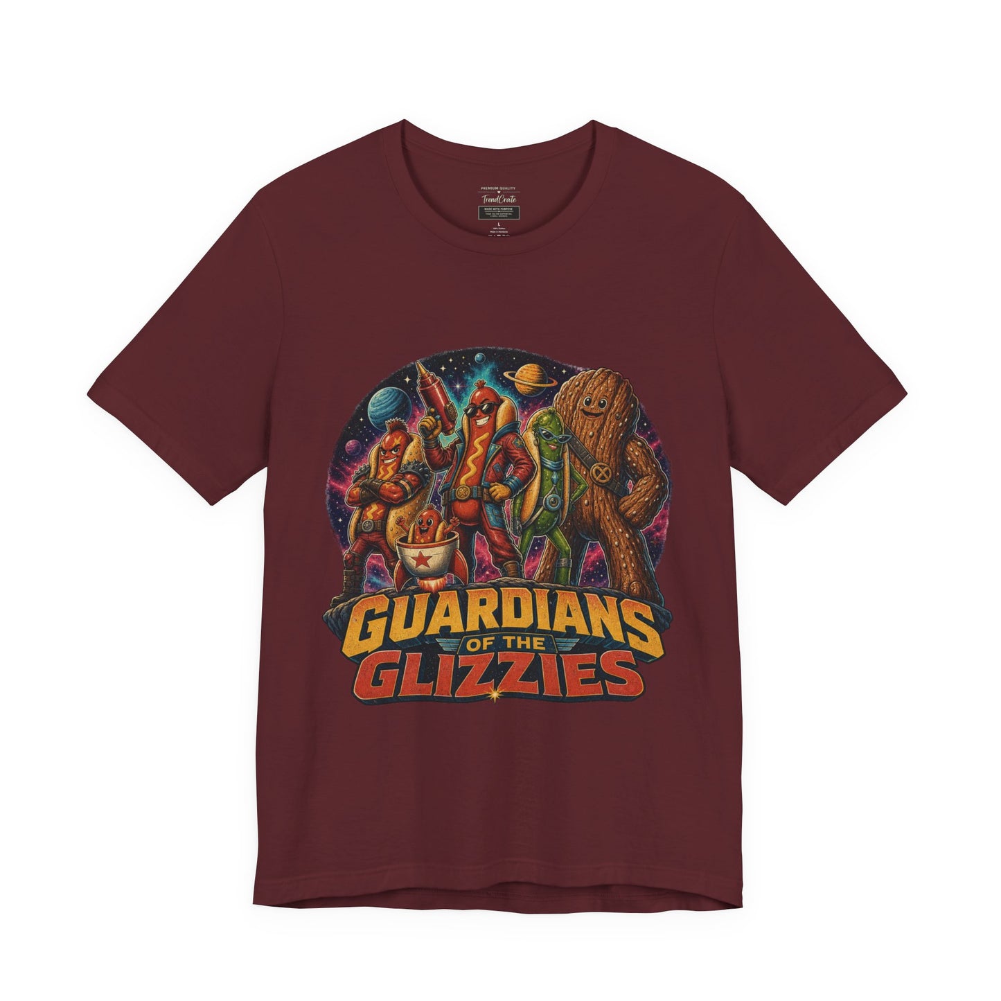 Guardians of the Glizzies Graphic Tee — Retro Space Adventure T-Shirt