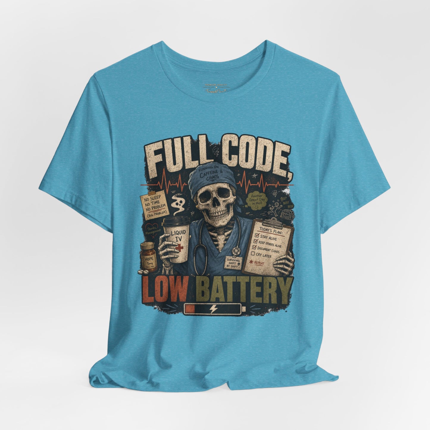 Full Code, Low Battery Tee