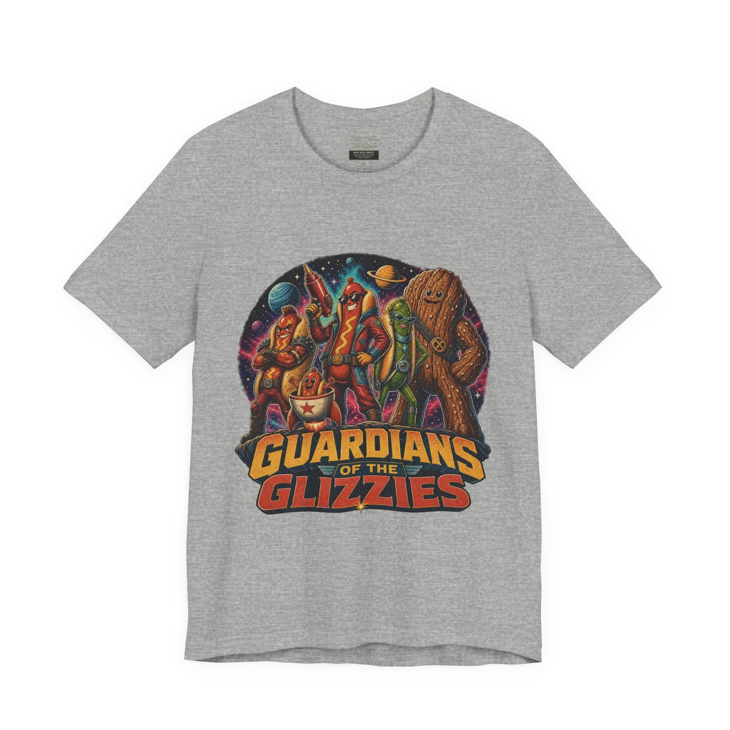 Guardians of the Glizzies Graphic Tee — Retro Space Adventure T-Shirt