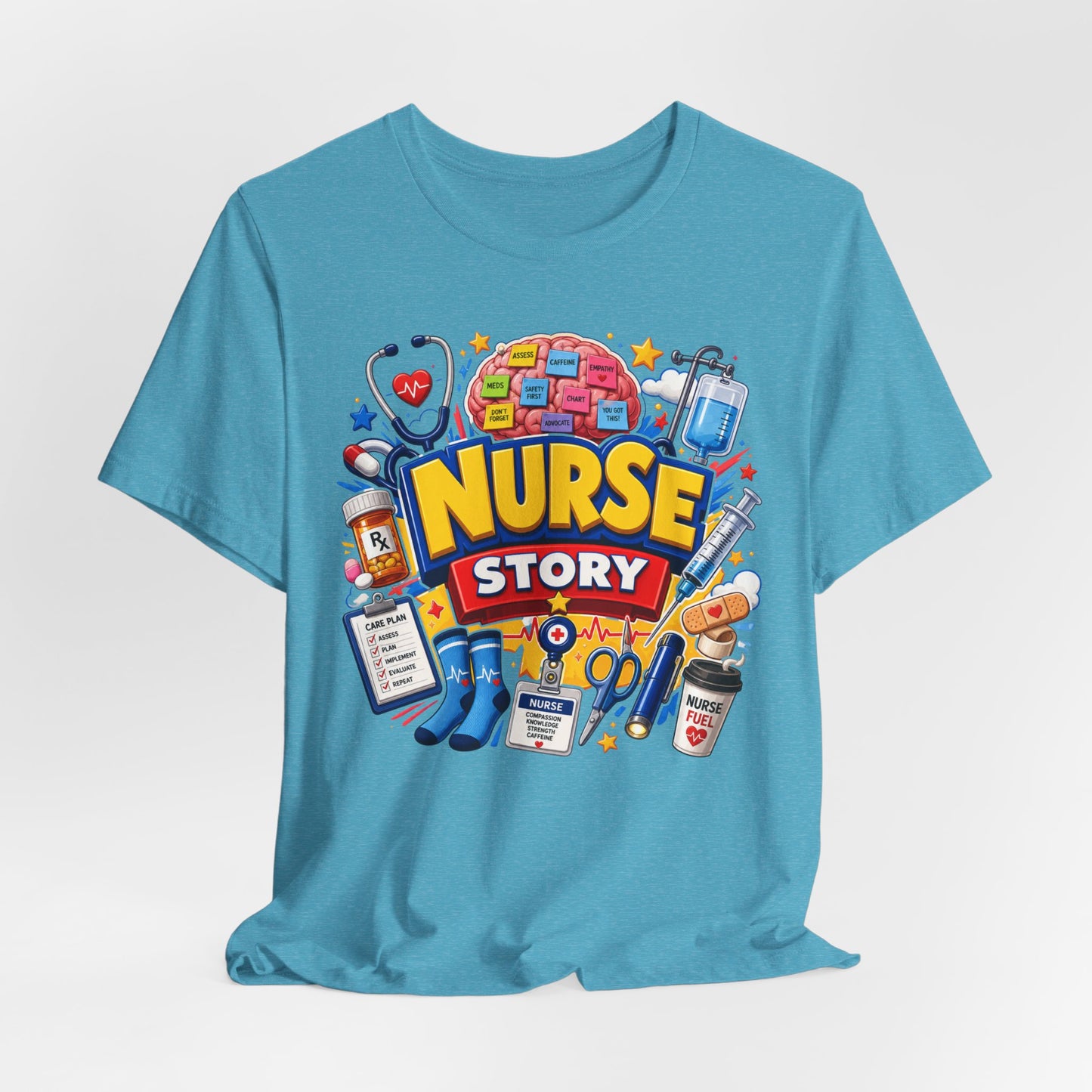 Nurse Story Funny Nurse Adventure T-Shirt for Healthcare Workers