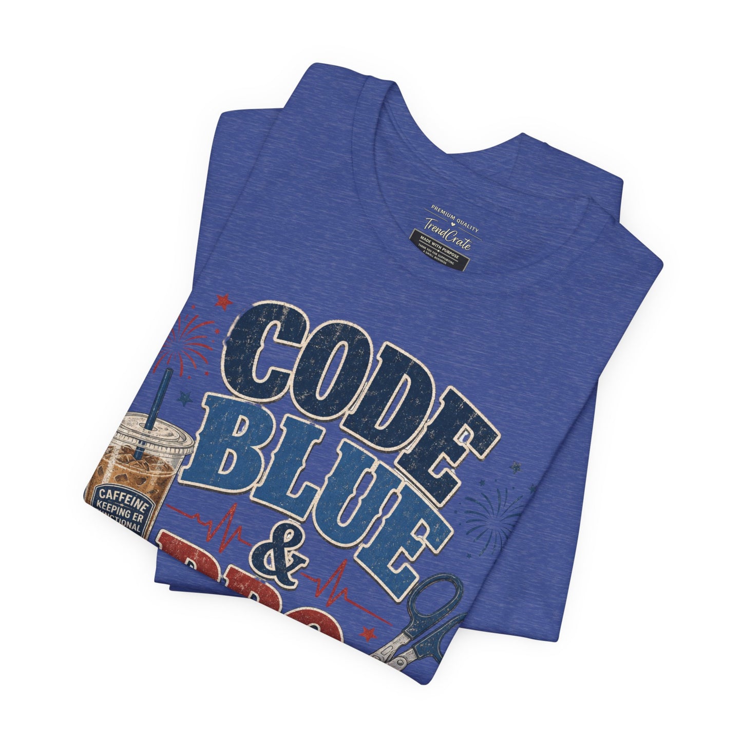 Code Blue & BBQ Tee
