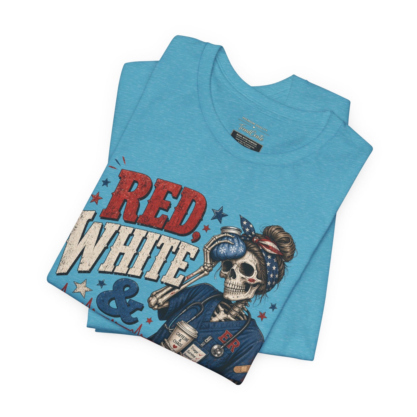 Red White & Bruised Tee