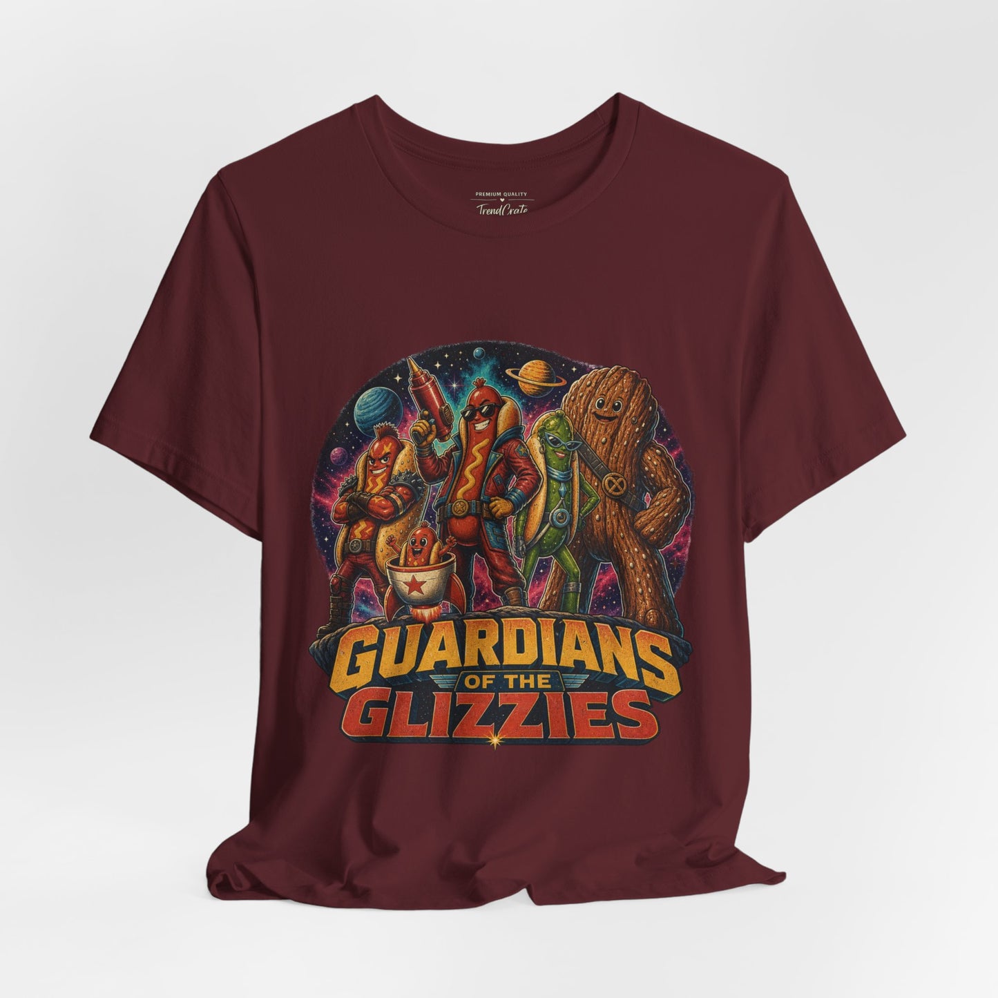 Guardians of the Glizzies Graphic Tee — Retro Space Adventure T-Shirt
