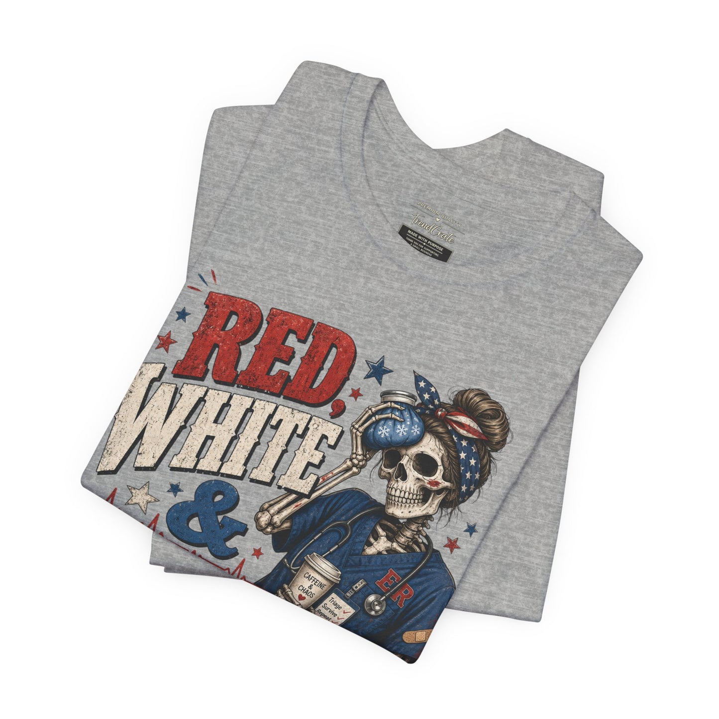 Red White & Bruised Tee
