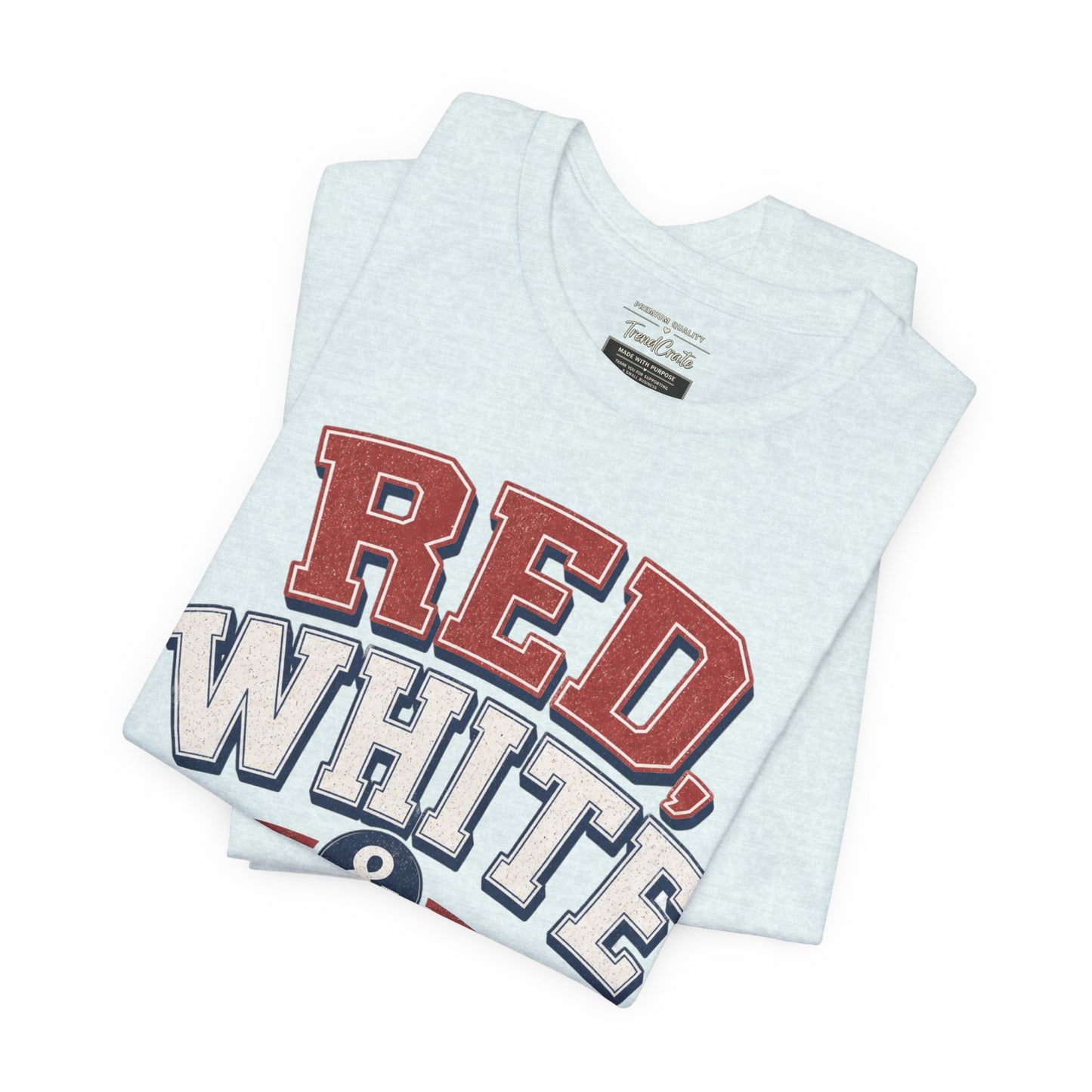 Red, White & Charting Tee