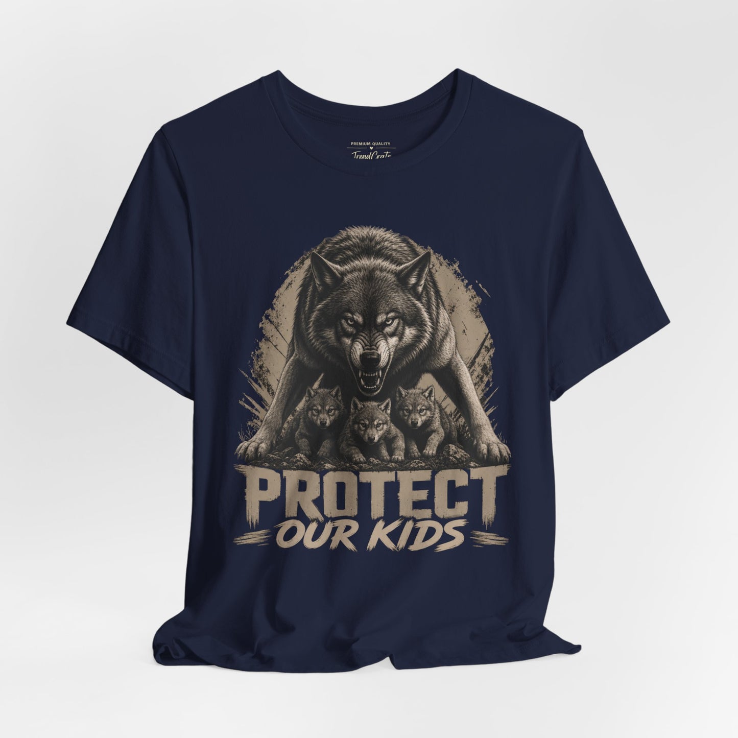 Protect Our Kids T-Shirt — Wolf Pack Family Protection Tee