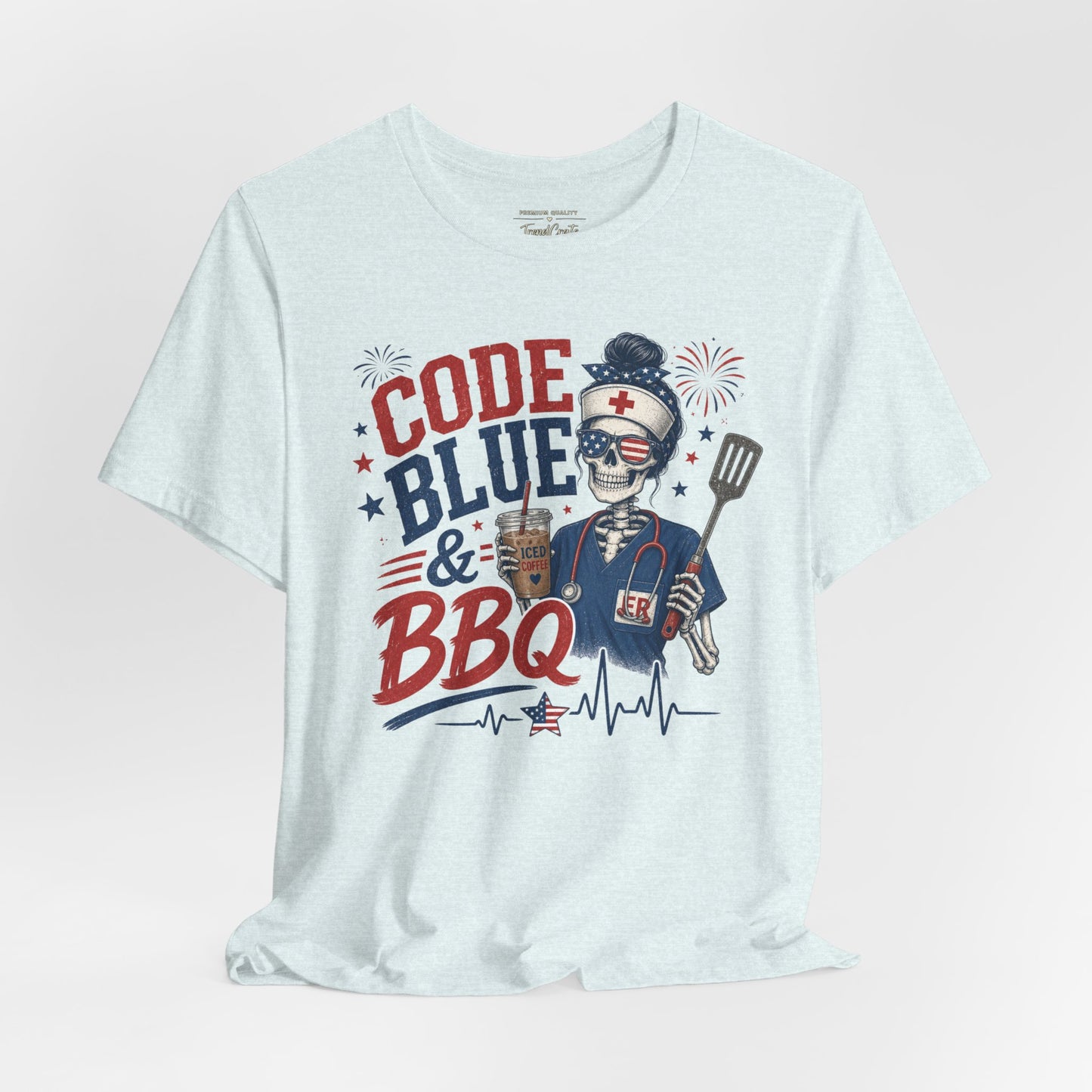Code Blue & BBQ EMS Tee