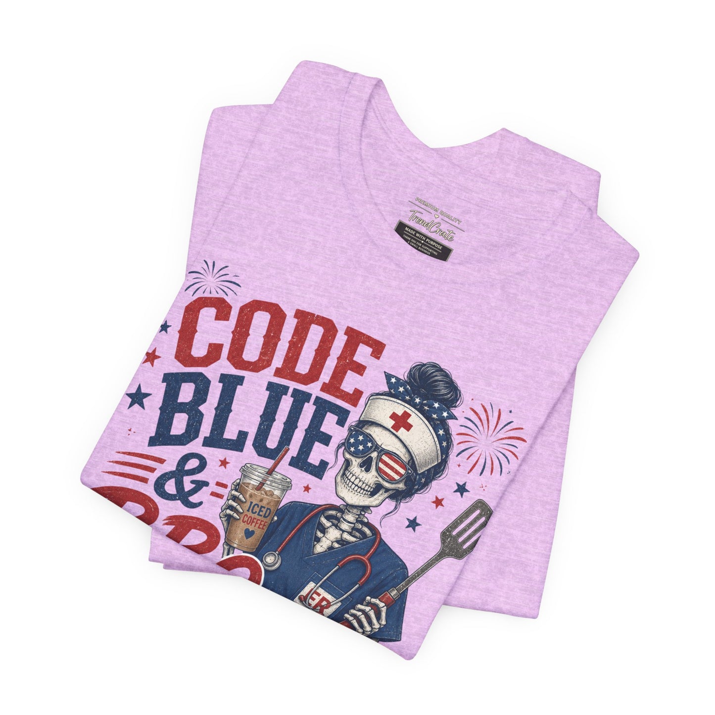 Code Blue & BBQ EMS Tee
