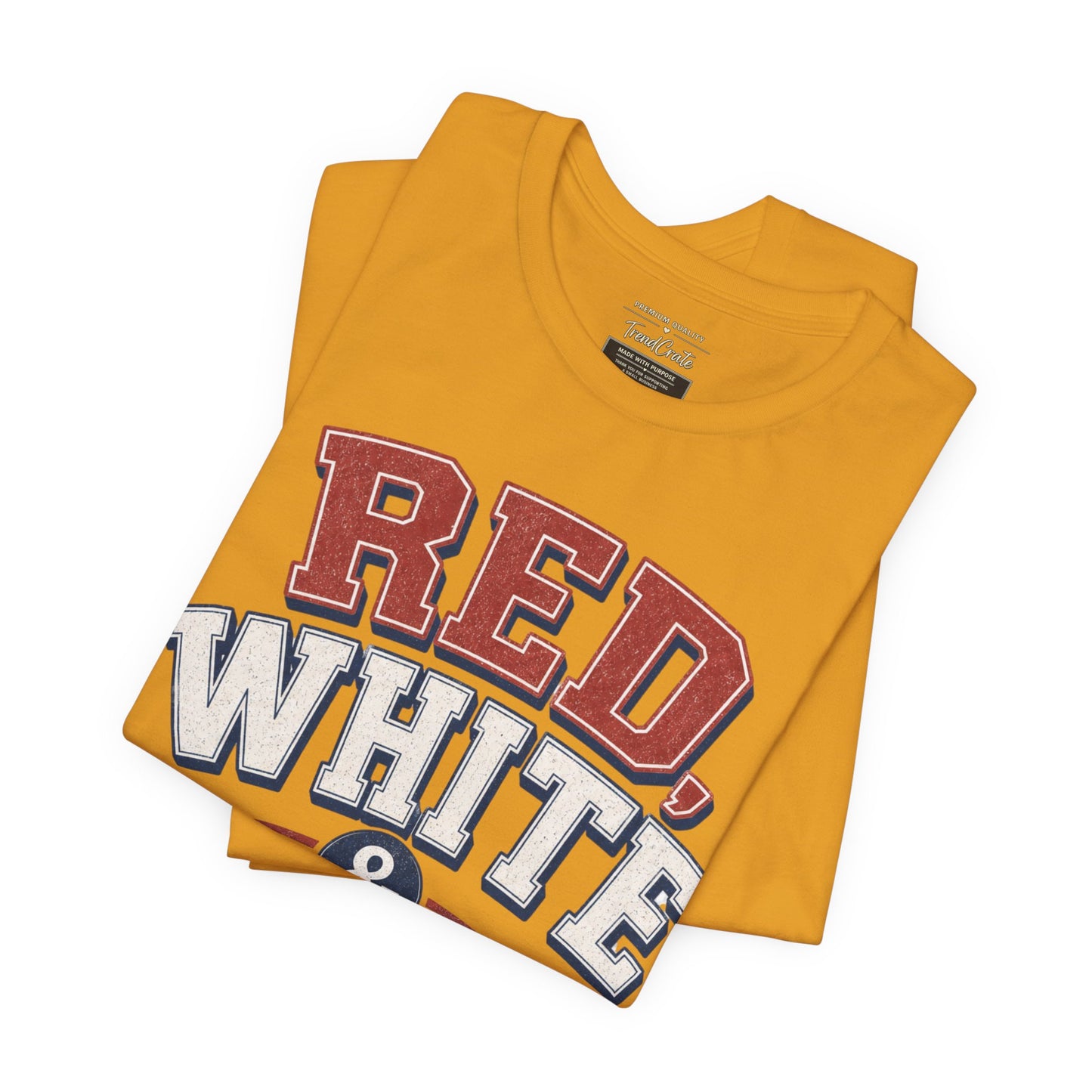 Red, White & Charting Tee