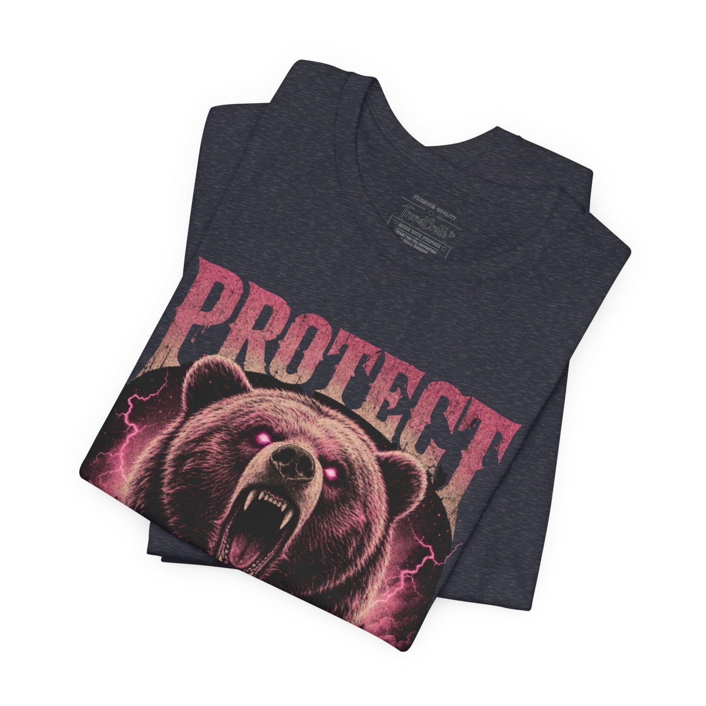 Protect Our Kids Bear T-Shirt — Fierce Mom/Dad Child Safety Tee