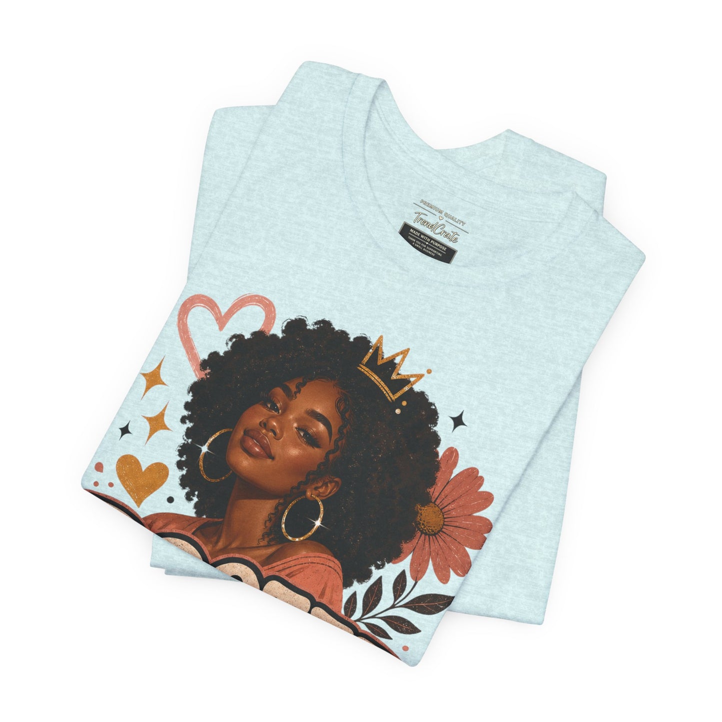 Rooted in Joy Tee — Afrocentric Inspirational Graphic T-Shirt