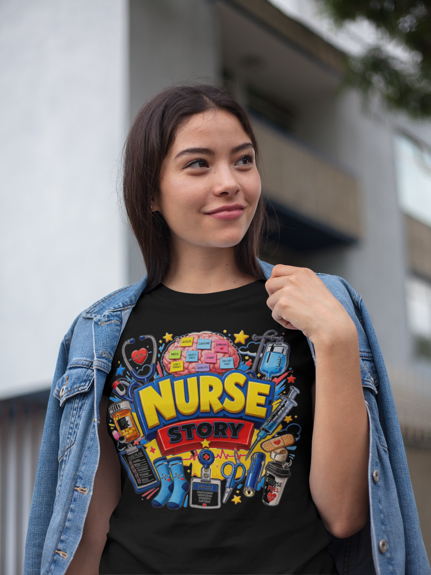 Nurse Story Funny Nurse Adventure T-Shirt for Healthcare Workers