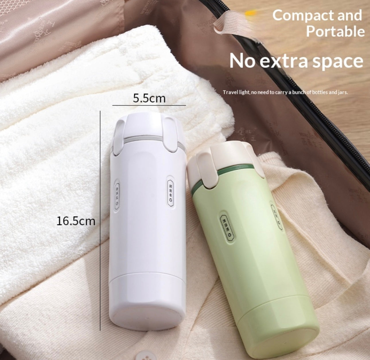 4-in-1 Travel Dispenser Bottle