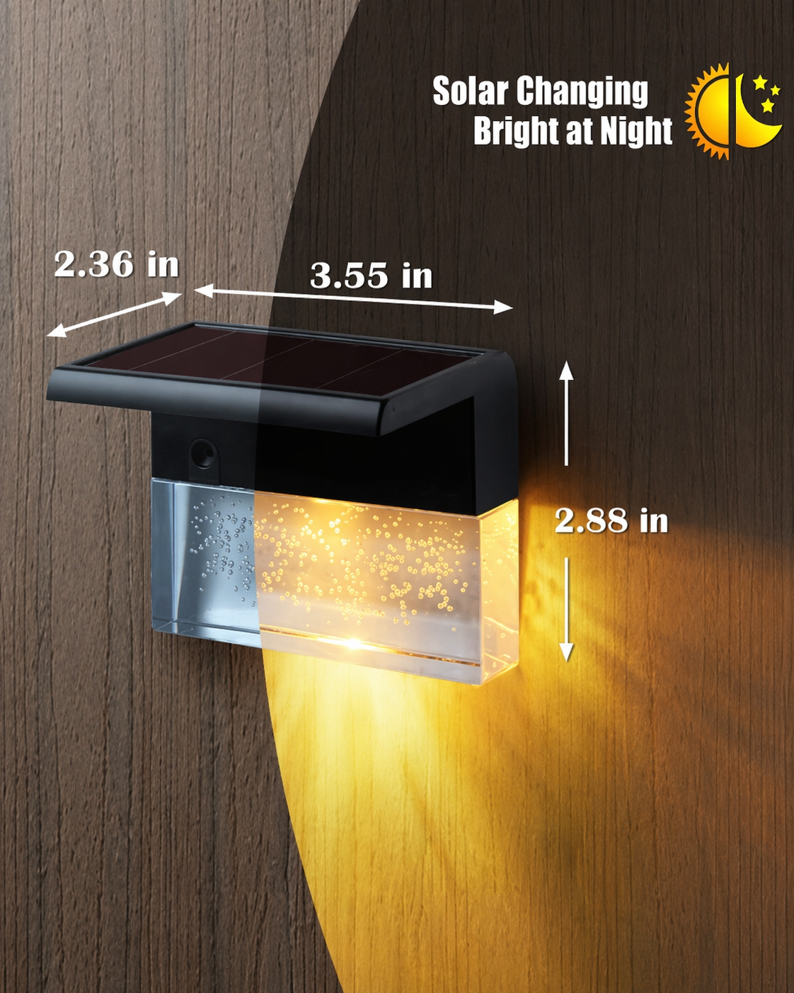 Solar Motion Step Lights