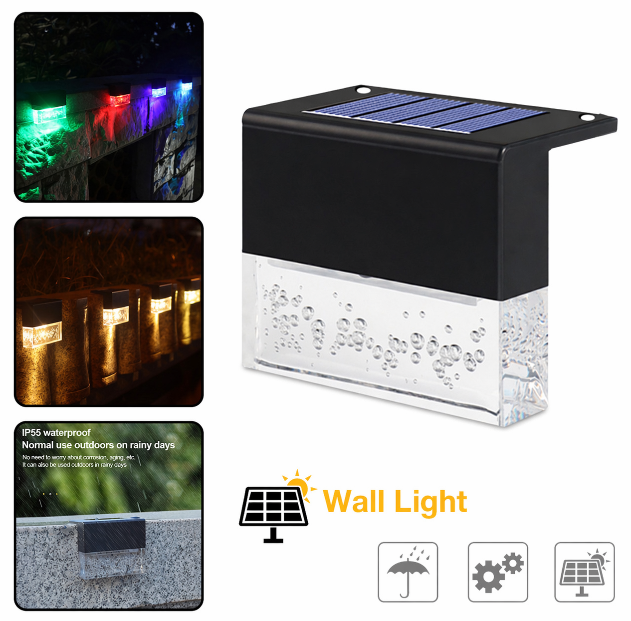 Solar Motion Step Lights