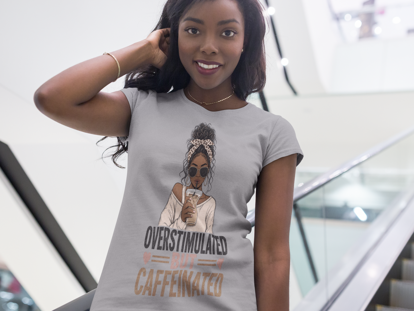 Overstimulated But Caffeinated Tee