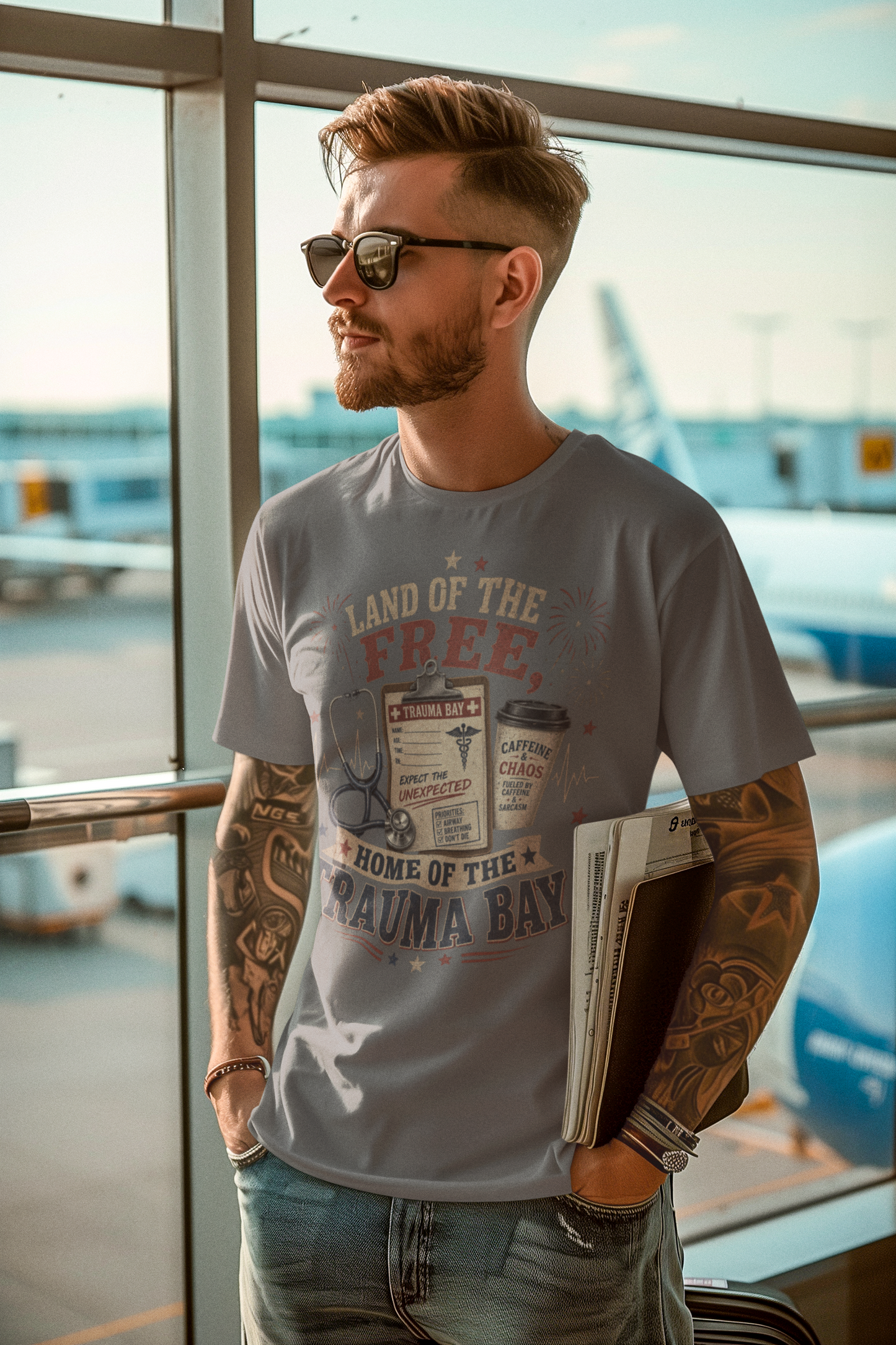 Land of the Free, Home of the Trauma Bay Tee