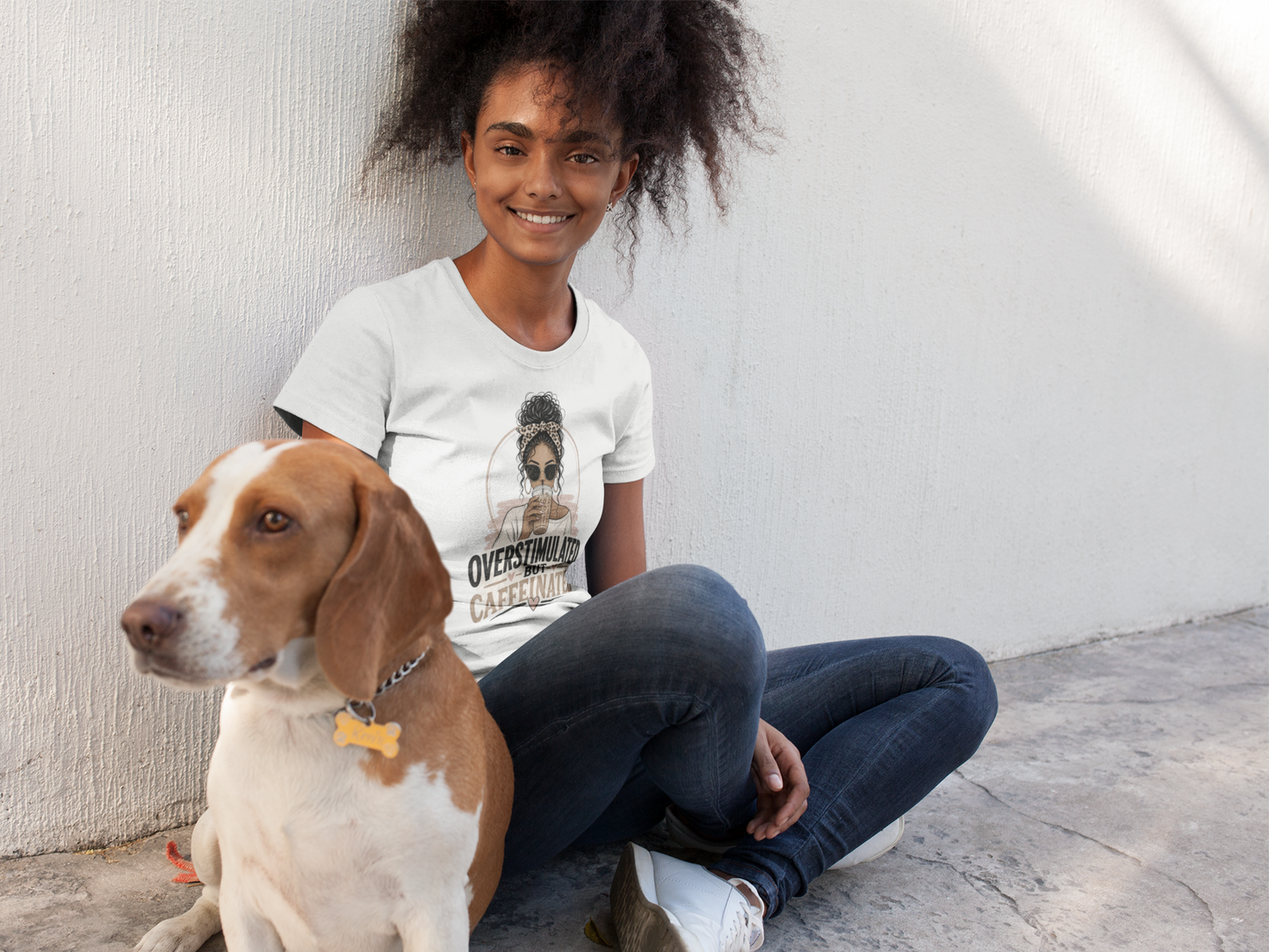Overstimulated But Caffeinated Tee