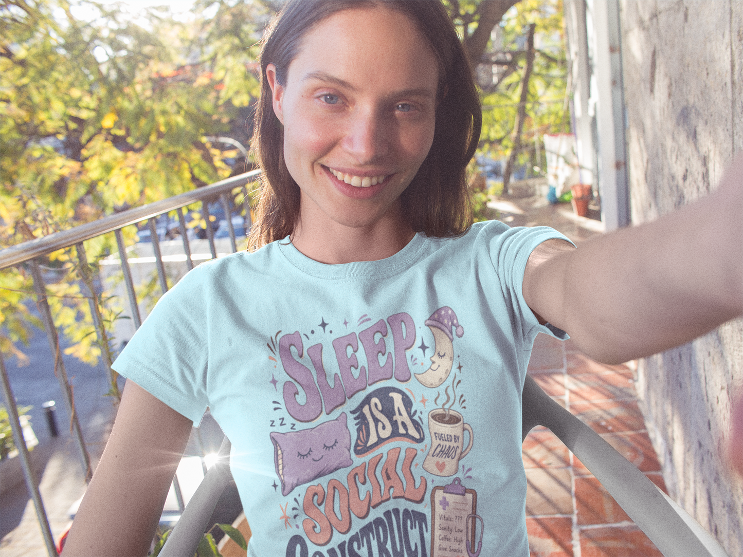 Sleep Is a Social Construct Tee